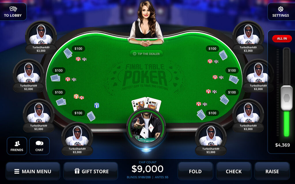 poker tips at a Texas Hold Em table